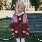 Corduroy Jumper Dress in Dark Roast Mariposa by Misha & Puff
