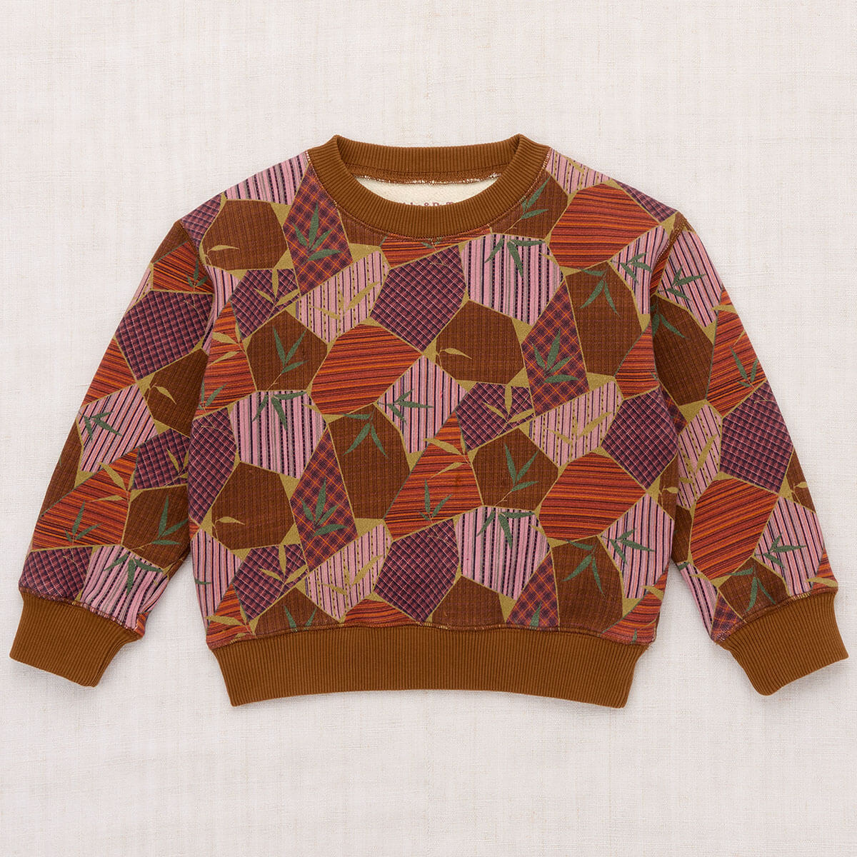 Crewneck Sweatshirt in Antique Rose Kyoto by Misha & Puff
