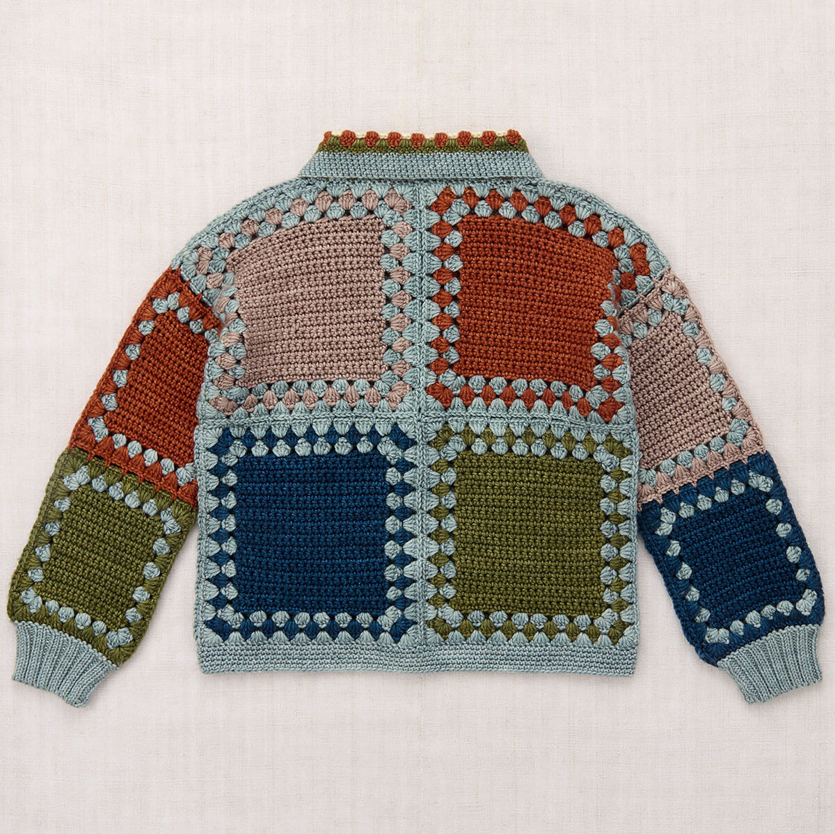 Crochet Home Cardigan in Onsen by Misha & Puff