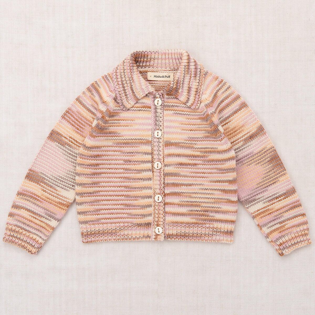 Motley Cardigan in Mochi Space Dye by Misha & Puff