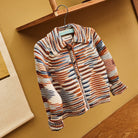 Motley Cardigan in Neriage Space Dye by Misha & Puff