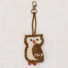 Owl Bag Charm in Nutmeg by Misha & Puff