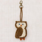 Owl Bag Charm in Nutmeg by Misha & Puff