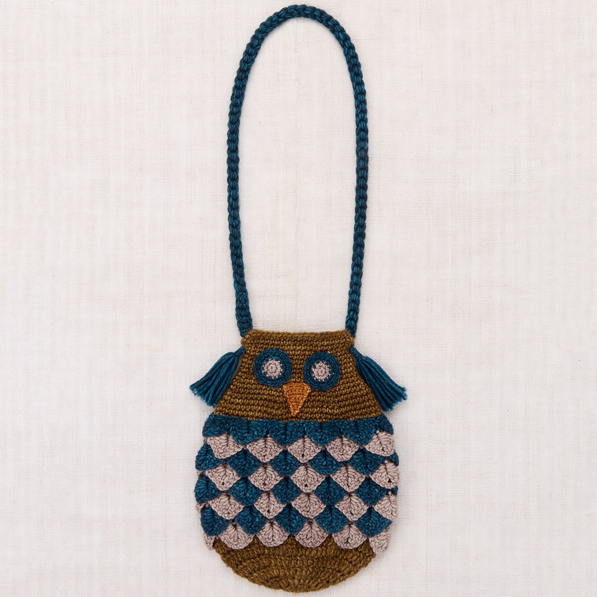 Owl Bag in Nutmeg by Misha & Puff