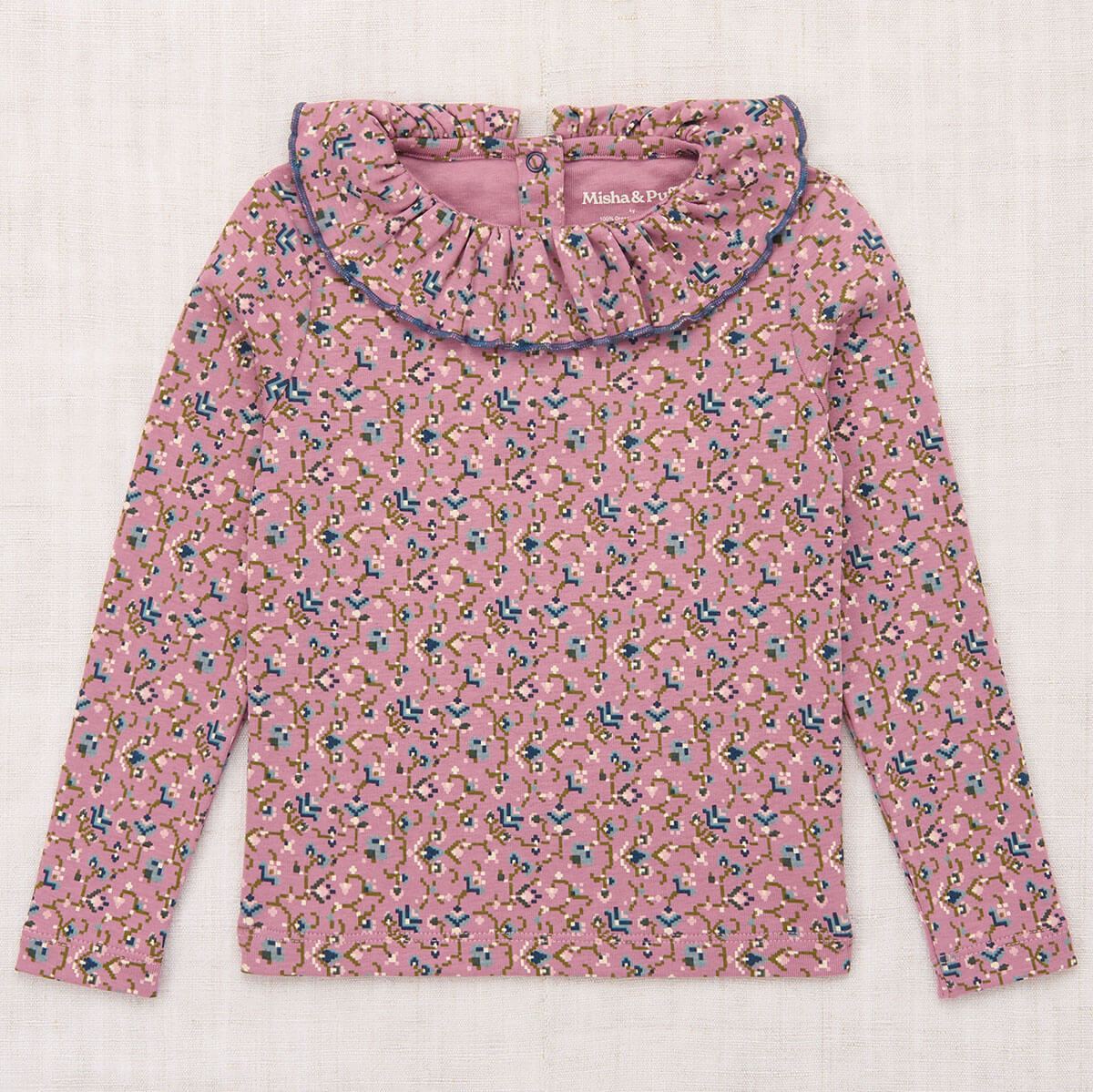 Paloma Top in Antique Rose Millefleurs by Misha & Puff