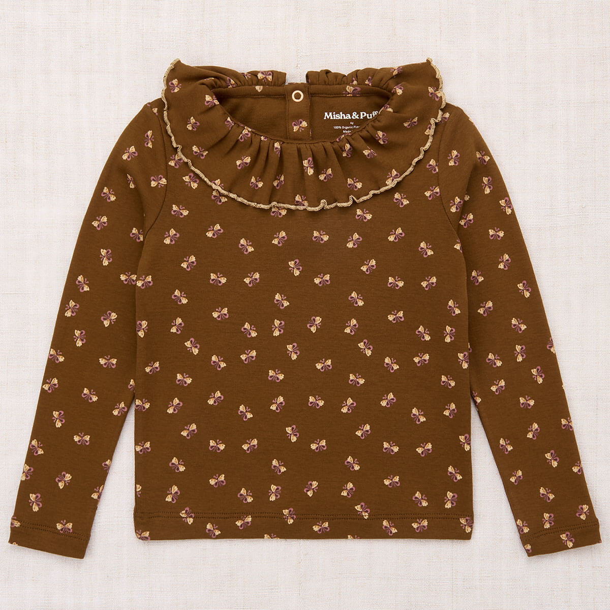 Paloma Top in Nutmeg Mariposa by Misha & Puff
