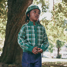 Plaid Cap in Bough by Misha & Puff