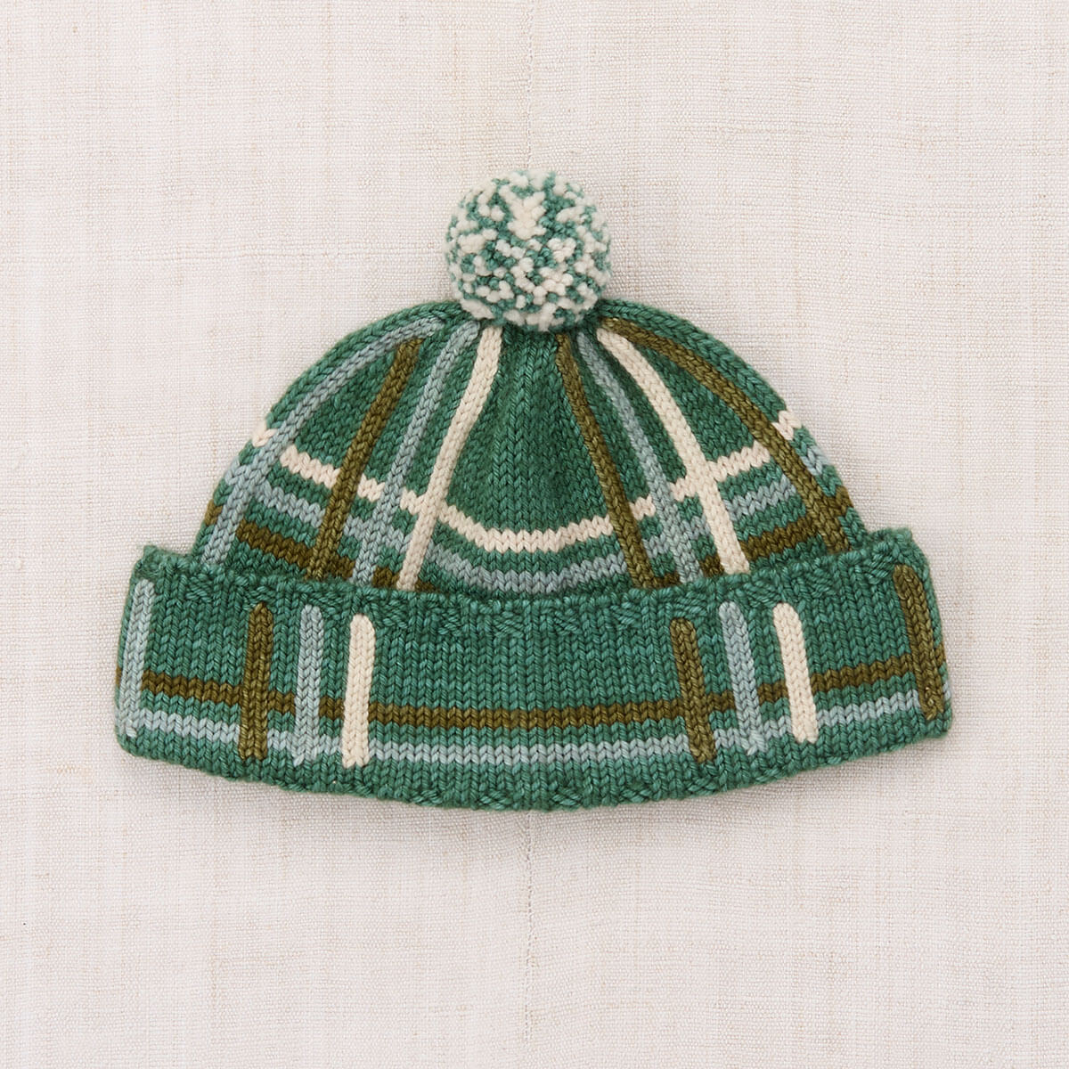 Plaid Cap in Bough by Misha & Puff