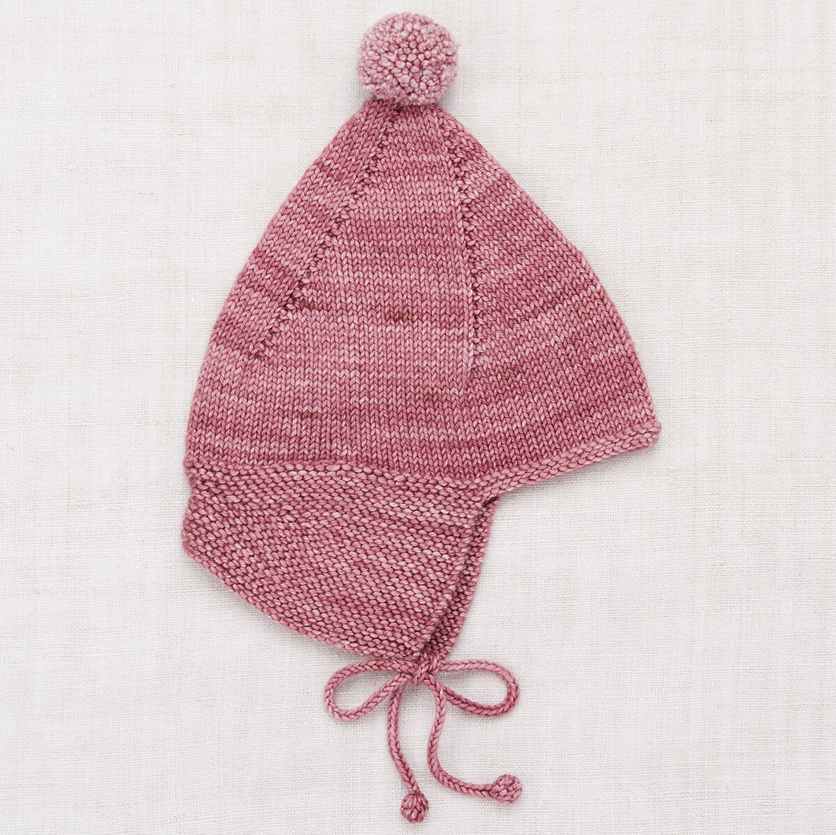 Pointy Peak Hat in Antique Rose by Misha & Puff