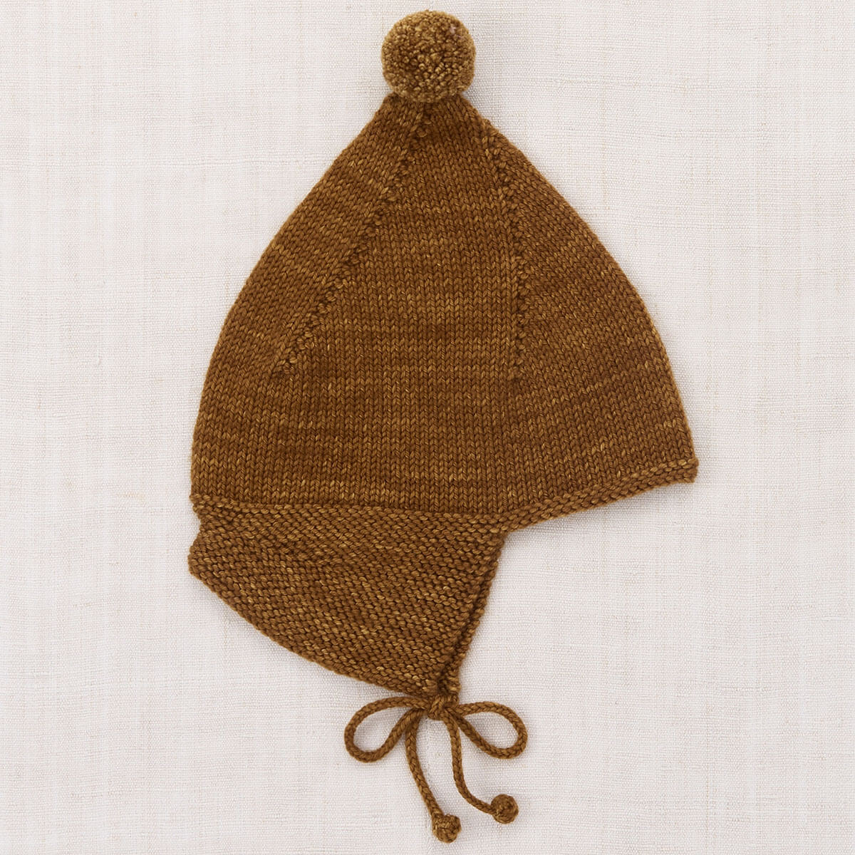 Pointy Peak Hat in Nutmeg by Misha & Puff