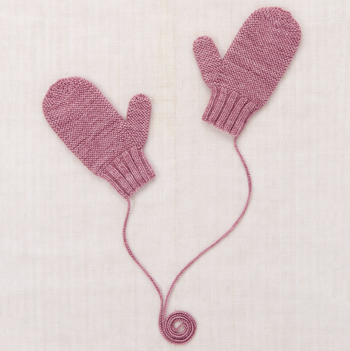 Safe Harbor Mittens in Antique Rose by Misha & Puff