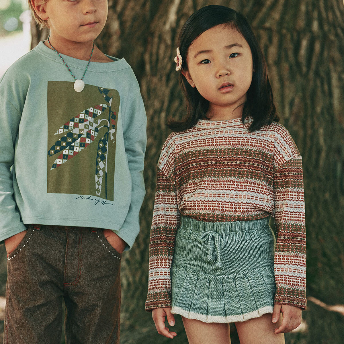 Skating Pond Skirt in Onsen by Misha & Puff