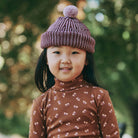 Strata Garter Hat in Antique Rose by Misha & Puff
