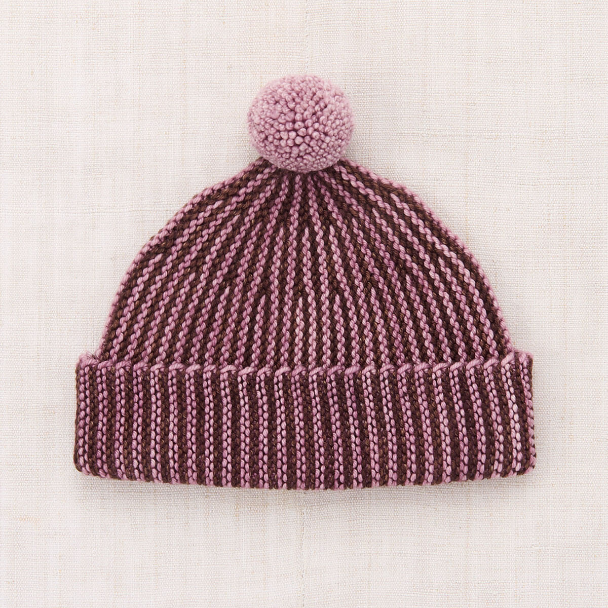 Strata Garter Hat in Antique Rose by Misha & Puff