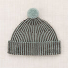 Strata Garter Hat in Onsen by Misha & Puff