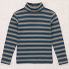 Turtleneck in Marine Blue Sgraffito by Misha & Puff
