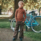 Turtleneck in Nutmeg Mariposa by Misha & Puff