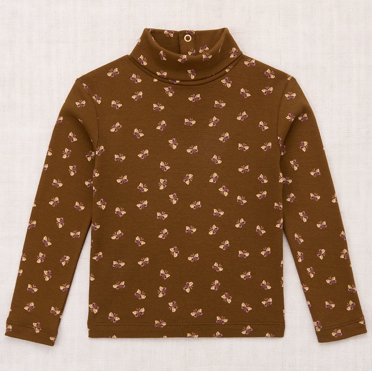 Turtleneck in Nutmeg Mariposa by Misha & Puff