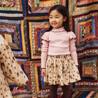 Yana Turtleneck in Cherry Blossom by Misha & Puff