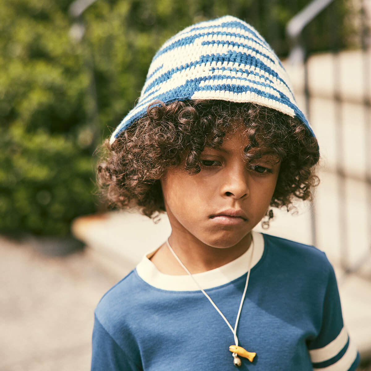 Crochet Beach Hat in Celestial by Misha & Puff – Junior Edition