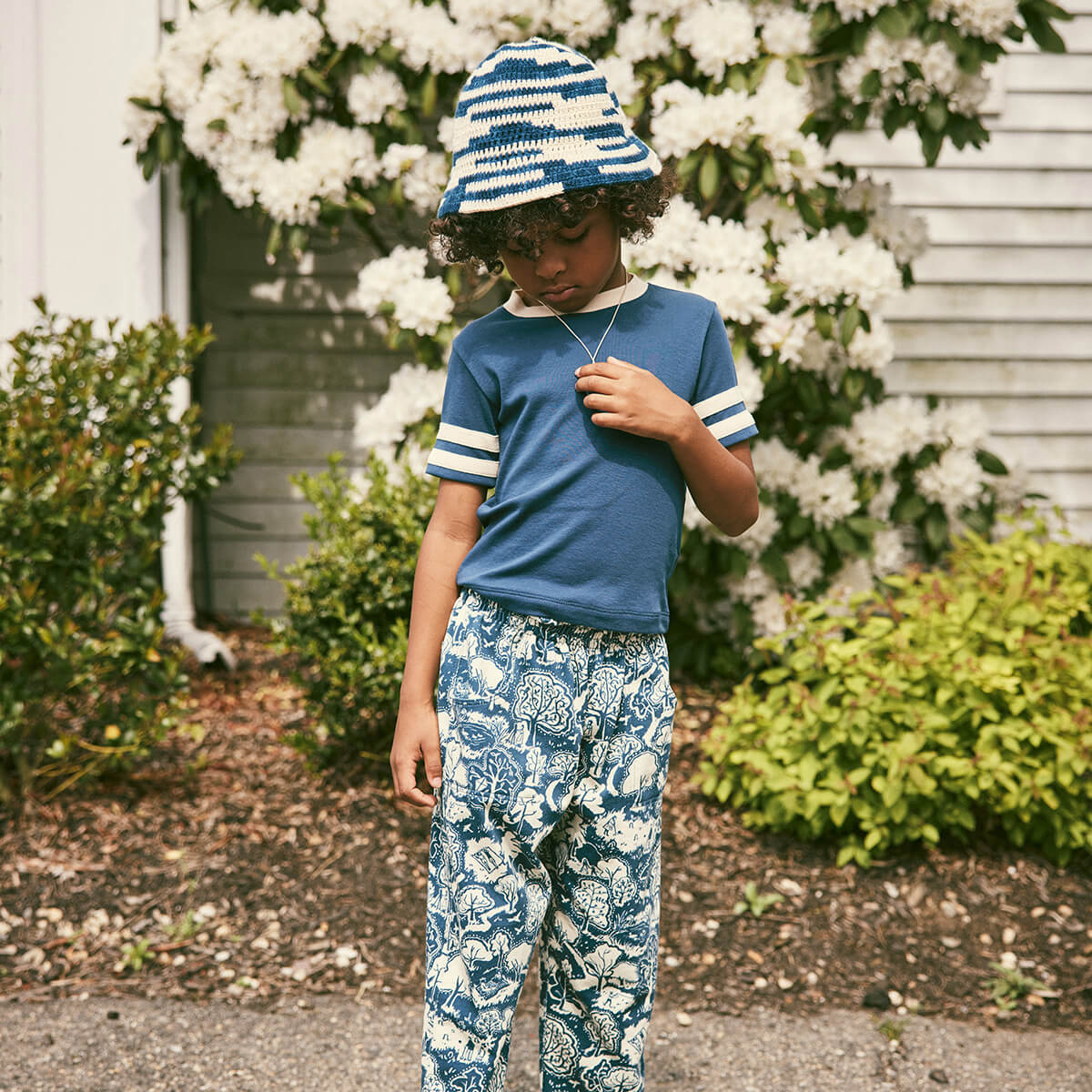 Crochet Beach Hat in Celestial by Misha & Puff – Junior Edition