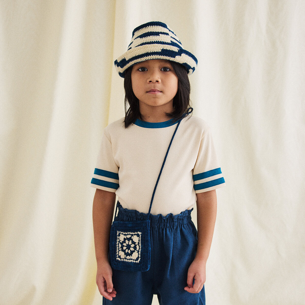 Crochet Beach Hat in Celestial by Misha & Puff – Junior Edition