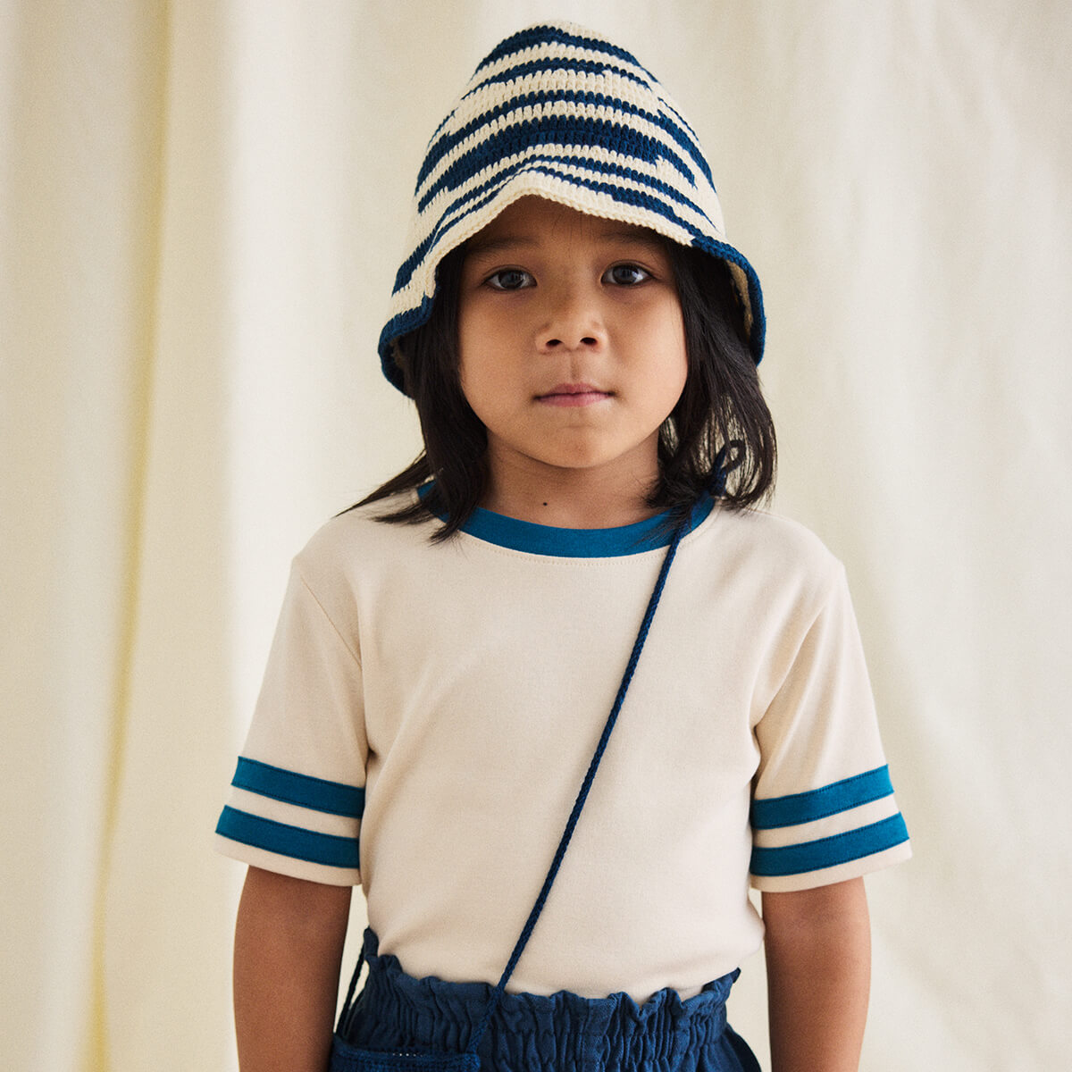 Crochet Beach Hat in Celestial by Misha & Puff – Junior Edition