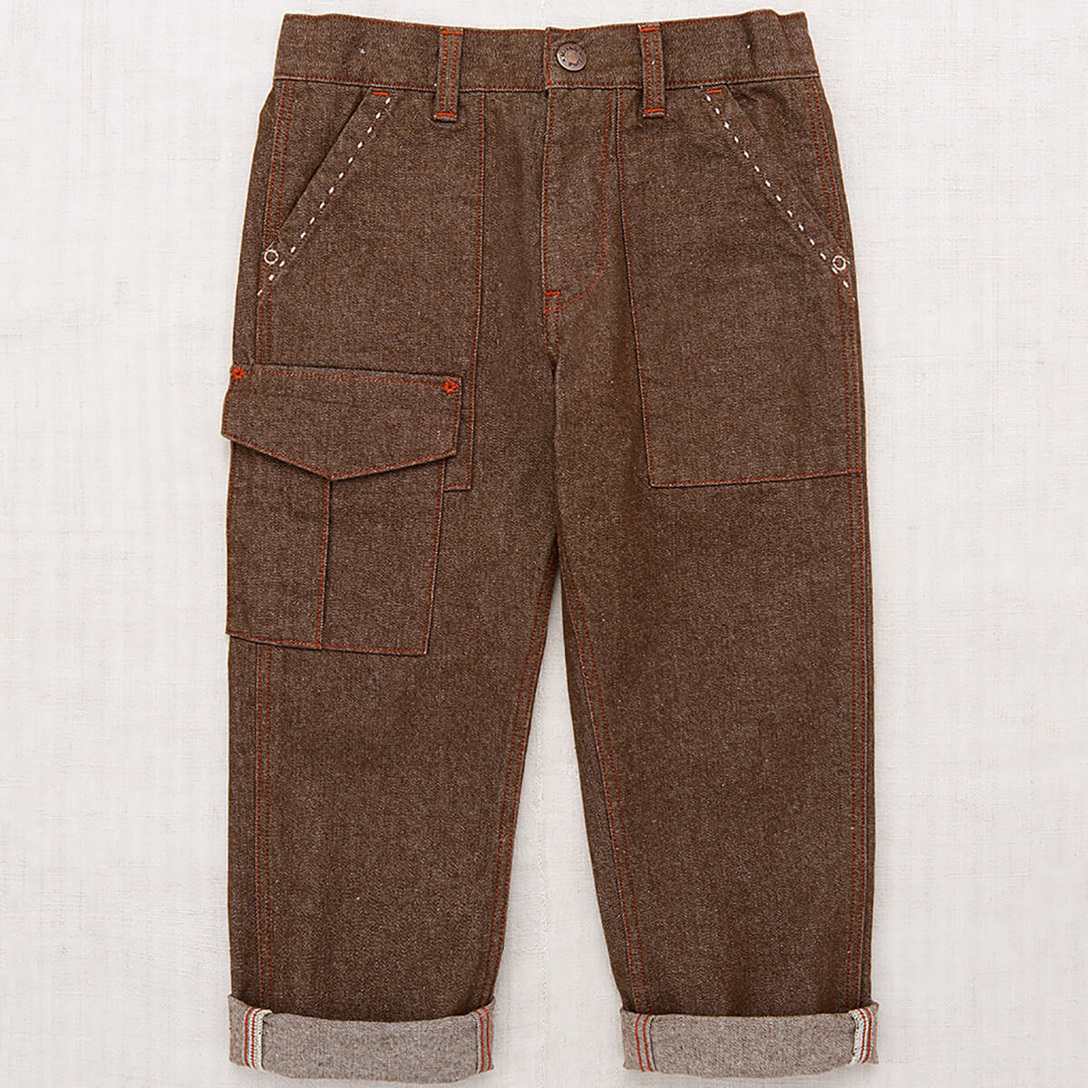 Misha & Puff Utility Jeans in Earth – Junior Edition