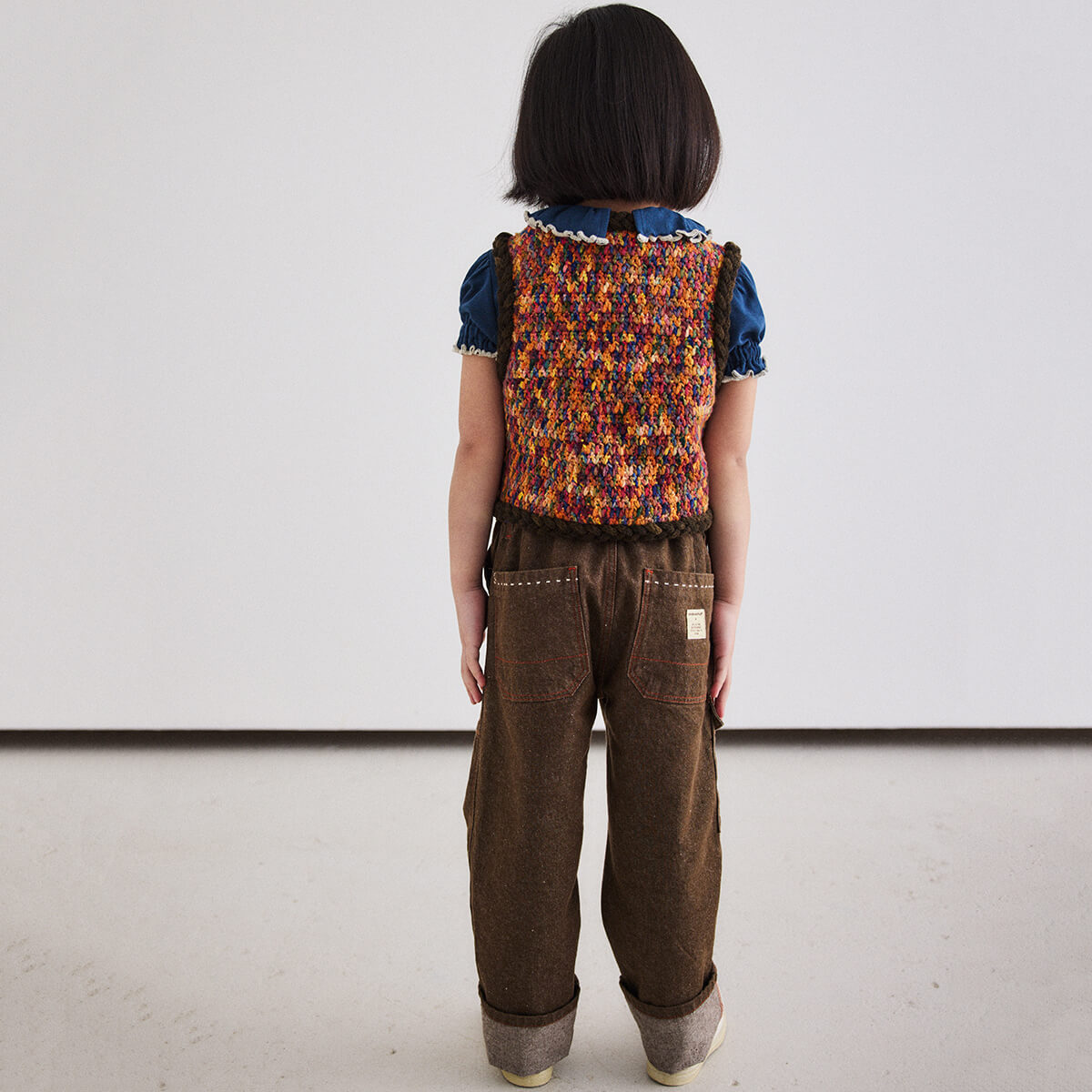 Misha & Puff Utility Jeans in Earth – Junior Edition
