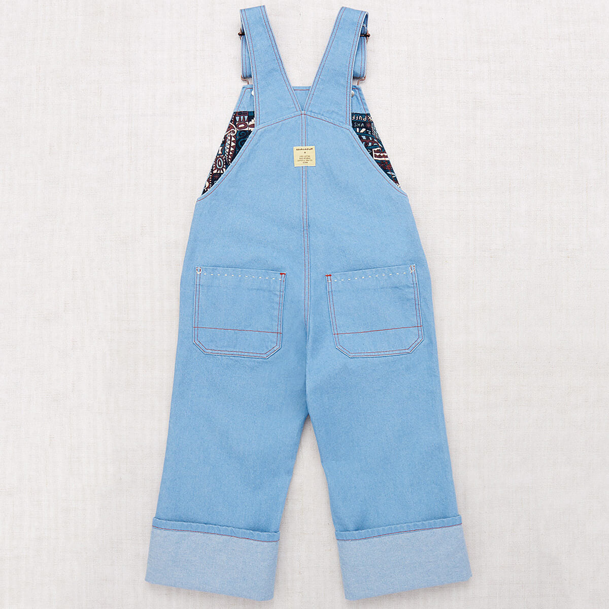 Zip Overall in Baby Blue by Misha & Puff – Junior Edition