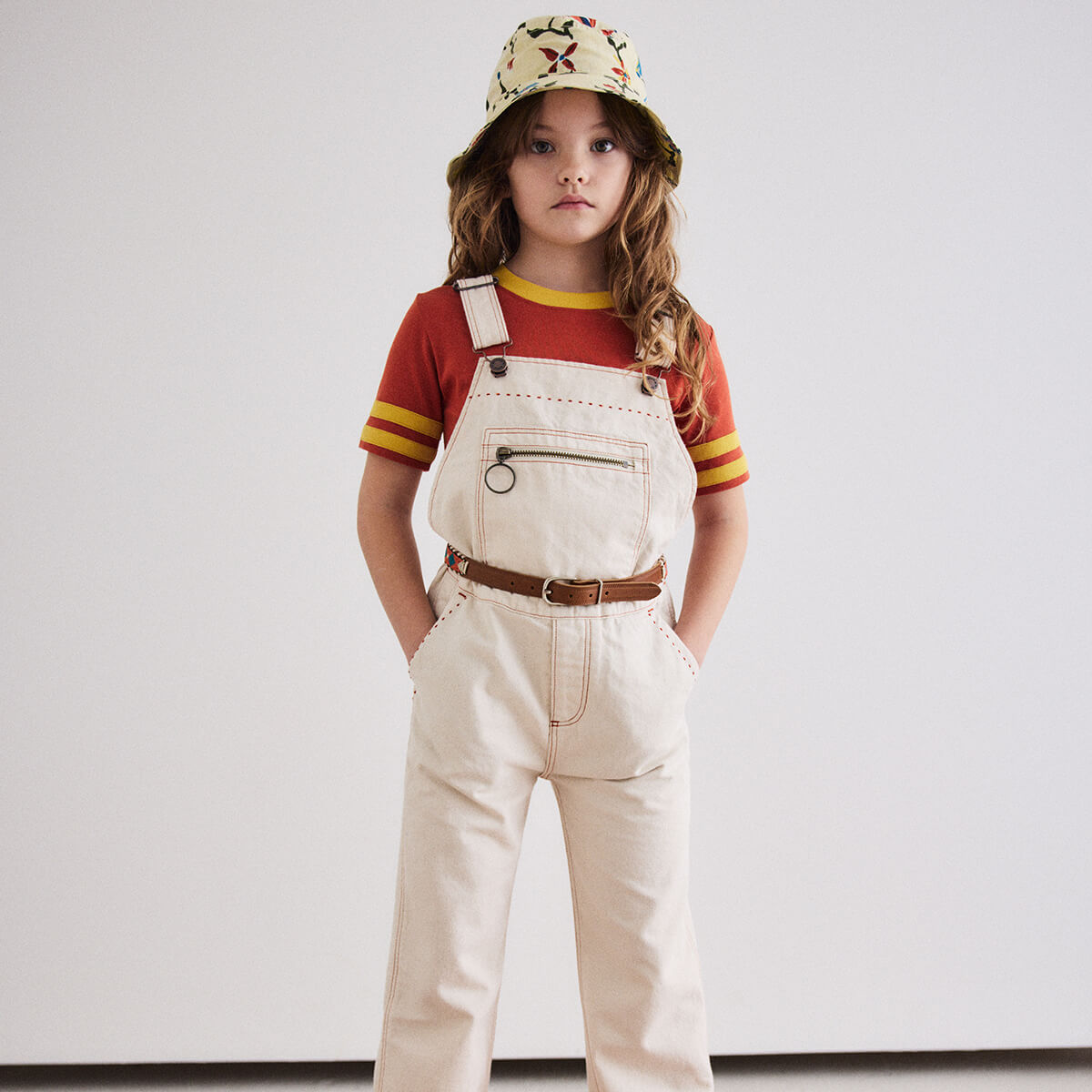 Zip Overall in Gesso by Misha & Puff – Junior Edition