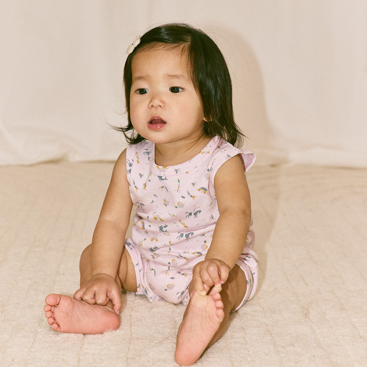 ベビー服(~95cm) Misha & Puff Circus Print Overall 6-12m