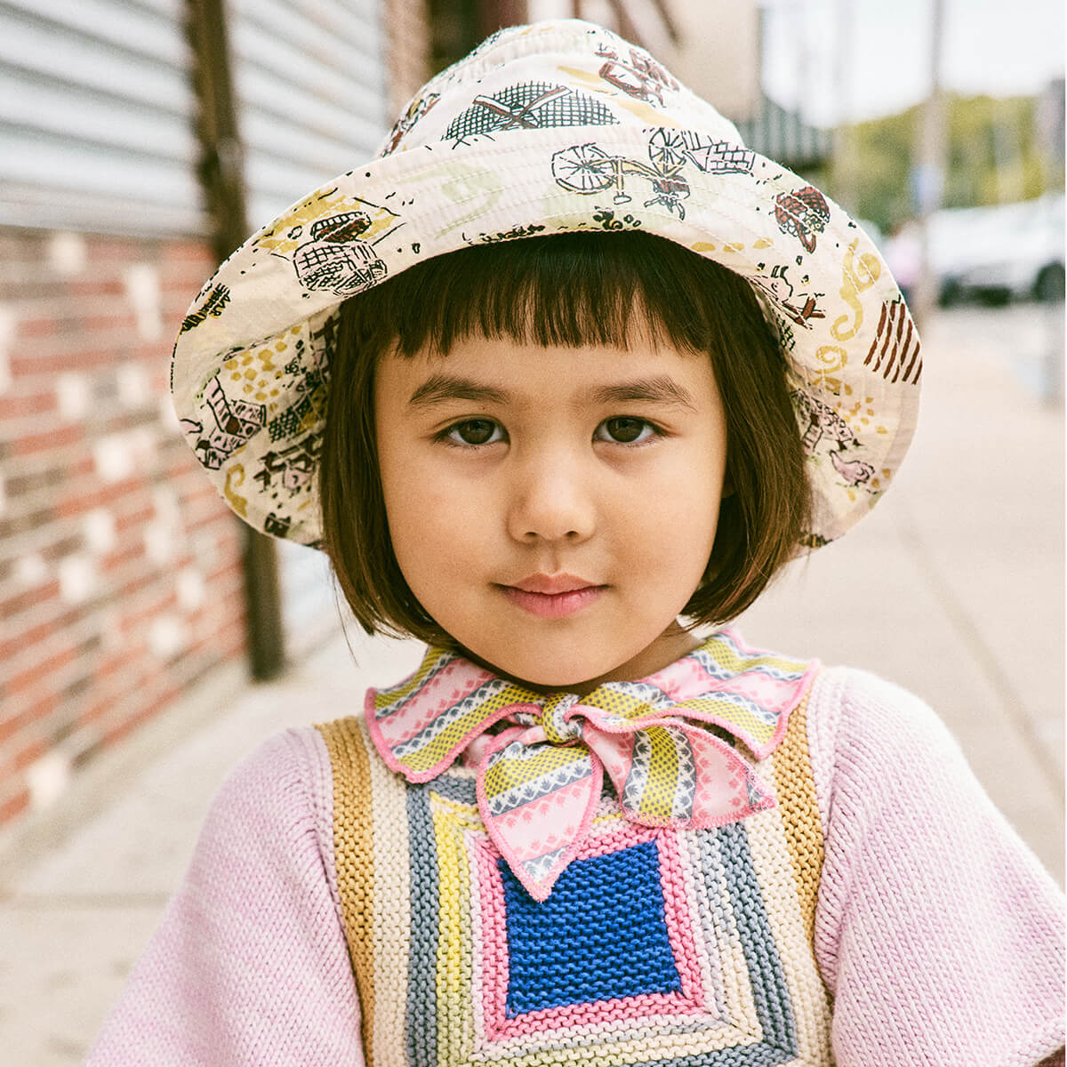 Misha＆puff sunhat Parfait 4-8y Misha & Puff Bloomer Parfait