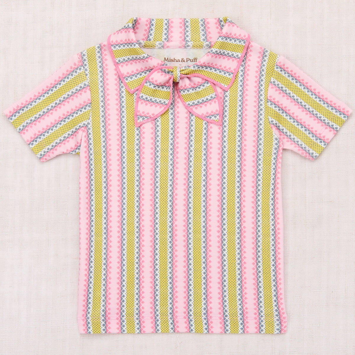 Kids' Junior Scout Tee in Aura Vaquero Stripe by Misha & Puff