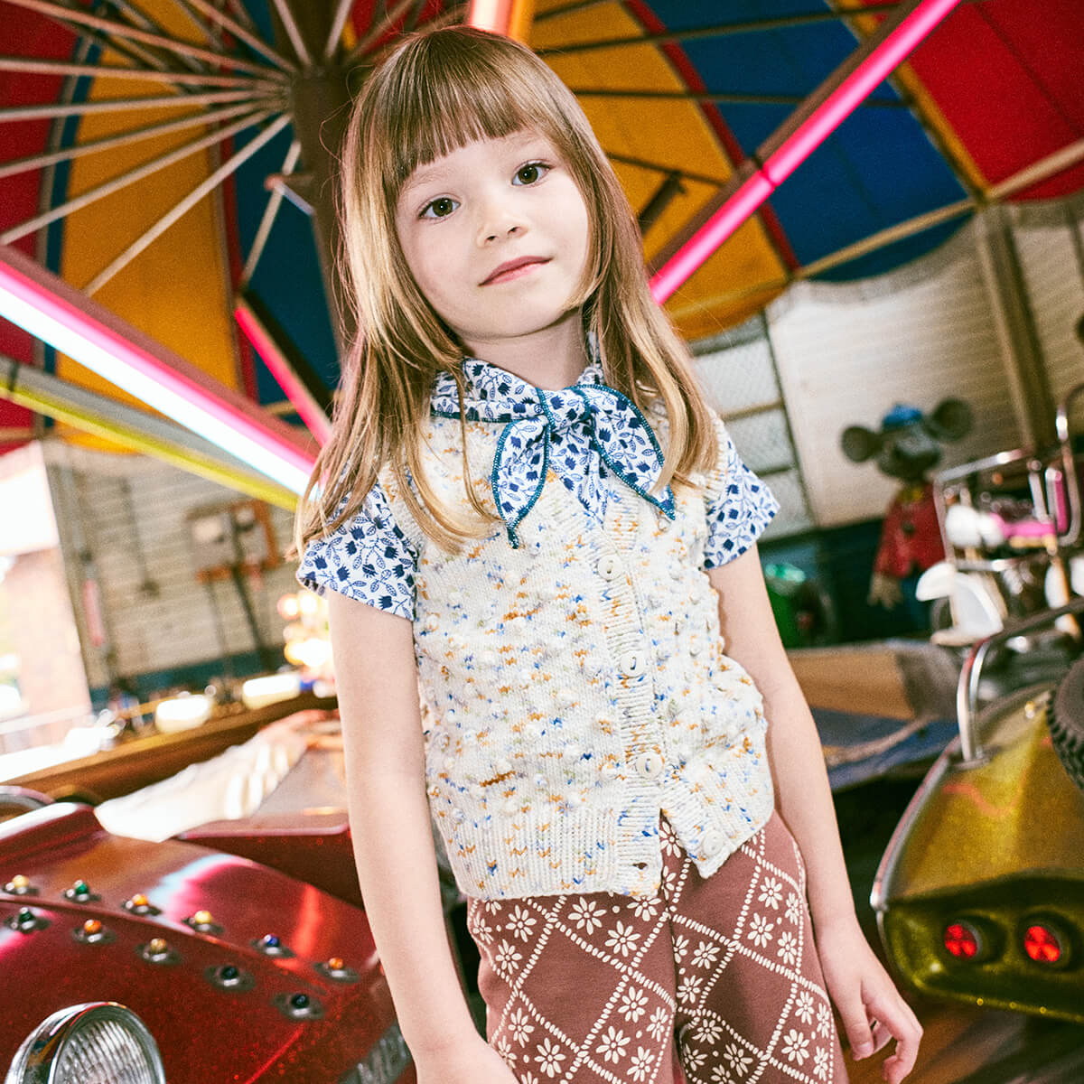 キッズ服(100cm~) Misha & Puff pima cotton スカウト