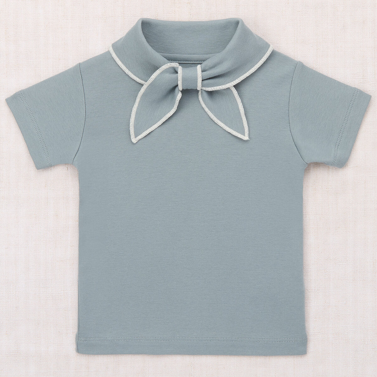 Kids' Scout Tee in Dove by Misha & Puff | Pima Cotton – Junior Edition