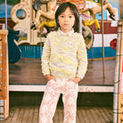 Summer Popcorn Sweater in Bubble Space Dye by Misha & Puff