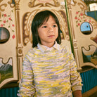 Summer Popcorn Sweater in Bubble Space Dye by Misha & Puff