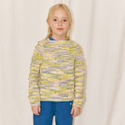 Summer Popcorn Sweater in Bubble Space Dye by Misha & Puff