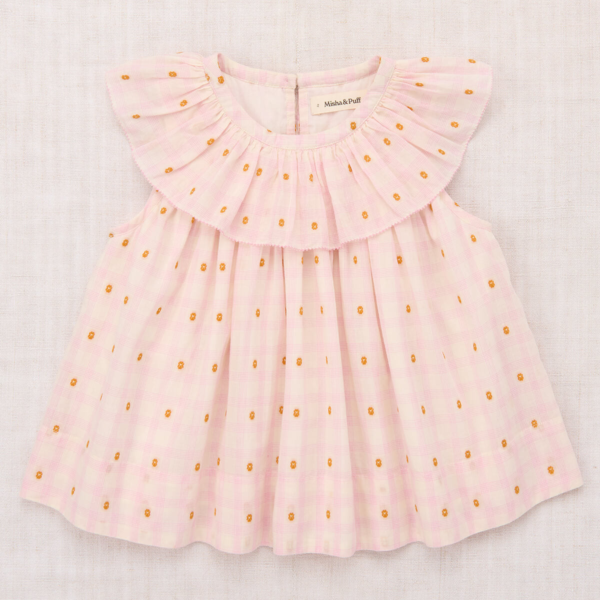 Kids' Tallulah Top in Azalea Blossom Plaid by Misha & Puff | Organic ...