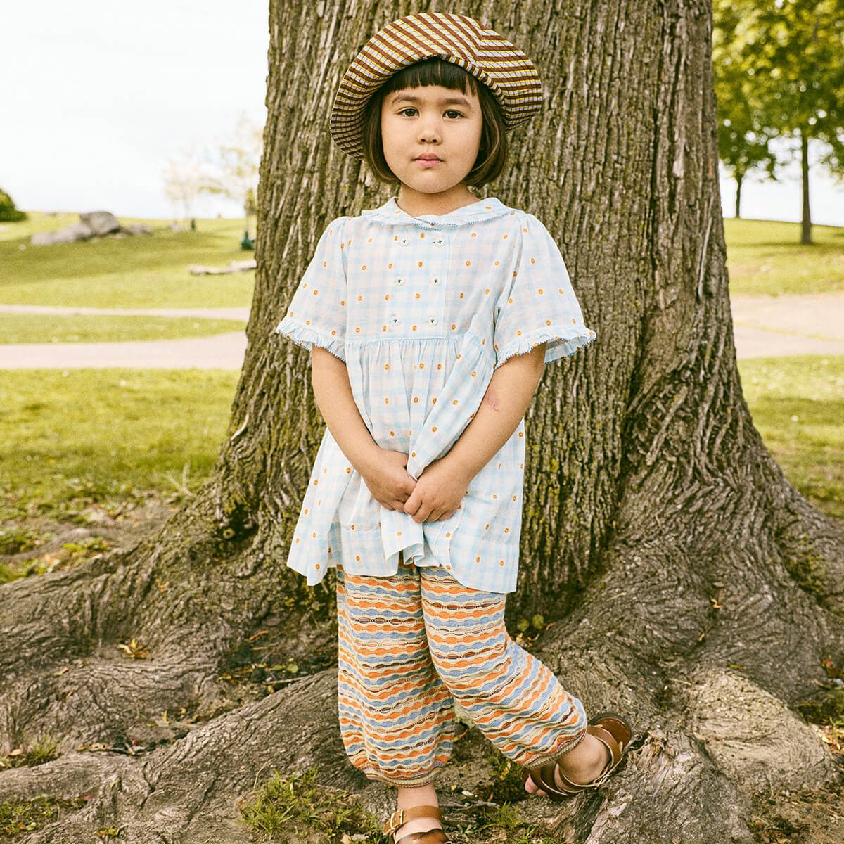 Misha and Puff 5y DRESS JASPER FOLK TILE 【公式通販】