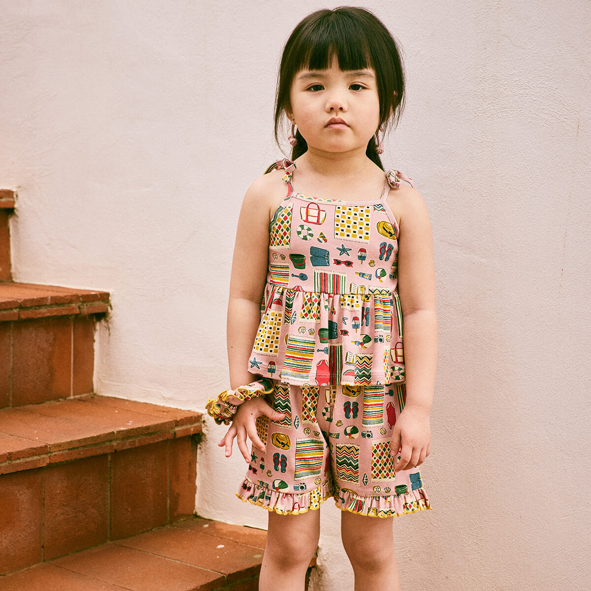 トップス Misha&Puff Camilla Tank 6y Camilla Tank in Parfait Beach Day by Misha & Puff - Last One In