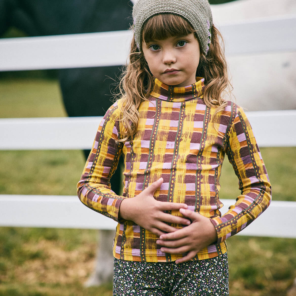 Misha&Puff タートルネックカットソー 3-4Y 新品】misha&puff タートル