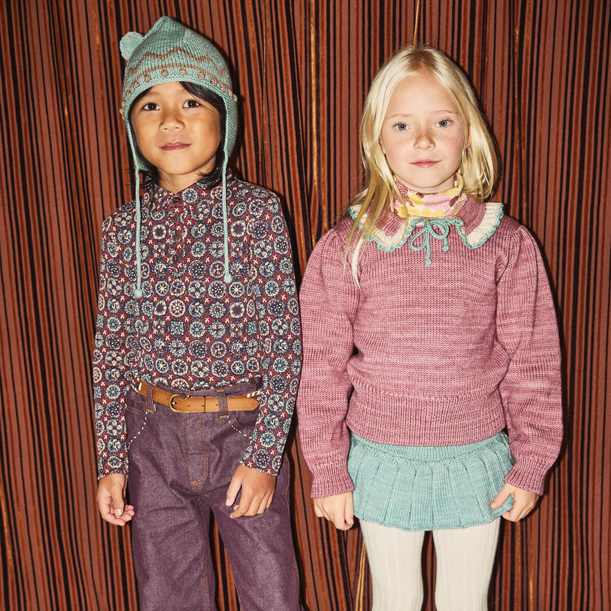 Estelle Sweater in Antique Rose by Misha & Puff – Junior Edition