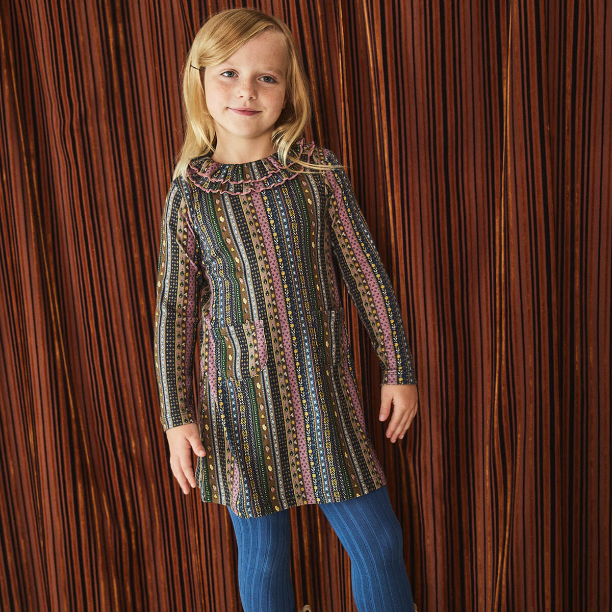 Misha & Puff Ruffle Sleeve Dress 5Y Ruffle Sleeve Dress – Misha & Puff