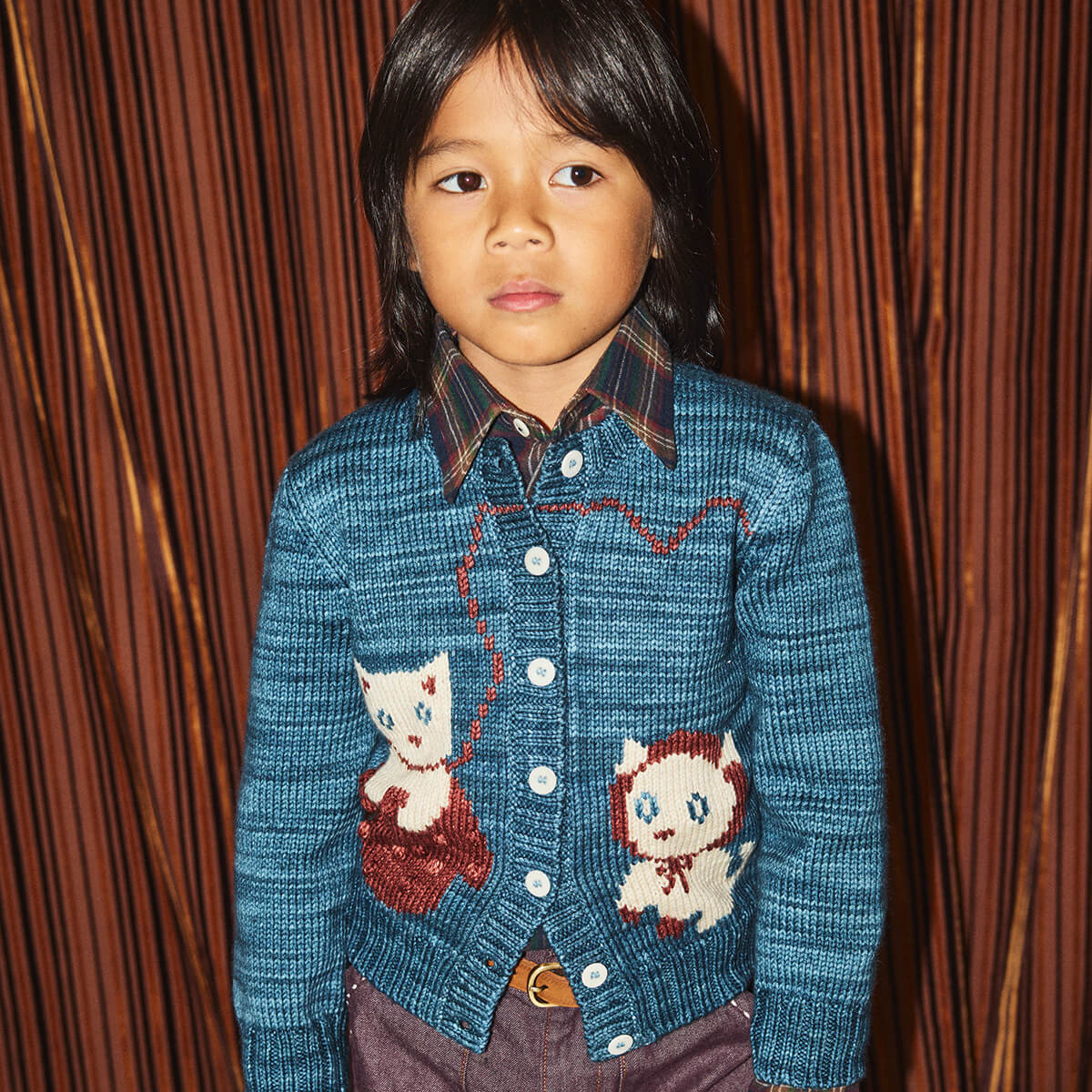 アウター Misha&Puff / eco wool fur cardigan 2-3y Cardigans – Tagged 