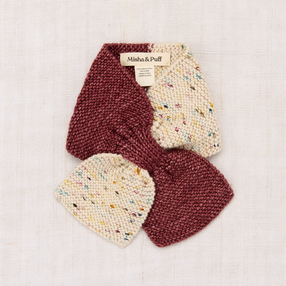 Toboggan Scarf in Madder Root by Misha & Puff – Junior Edition