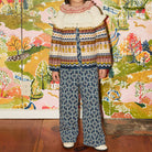 A-Pant in Moonlight Railroad Floral by Misha & Puff