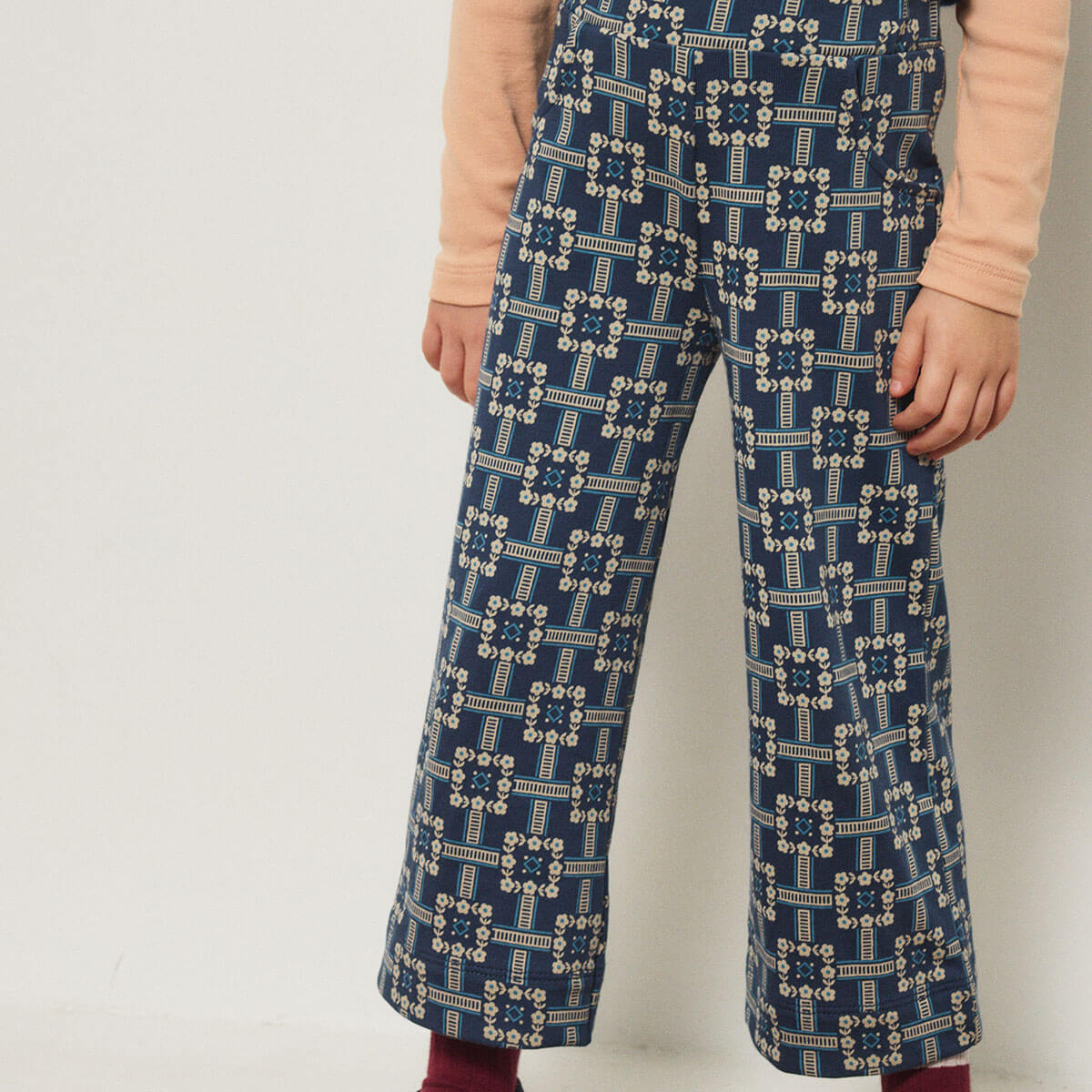 A-Pant in Moonlight Railroad Floral by Misha & Puff