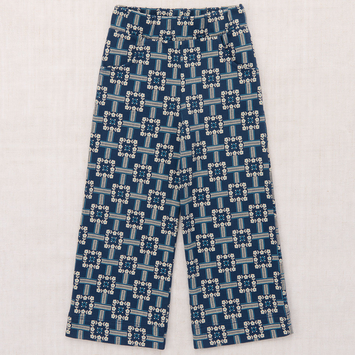 A-Pant in Moonlight Railroad Floral by Misha & Puff